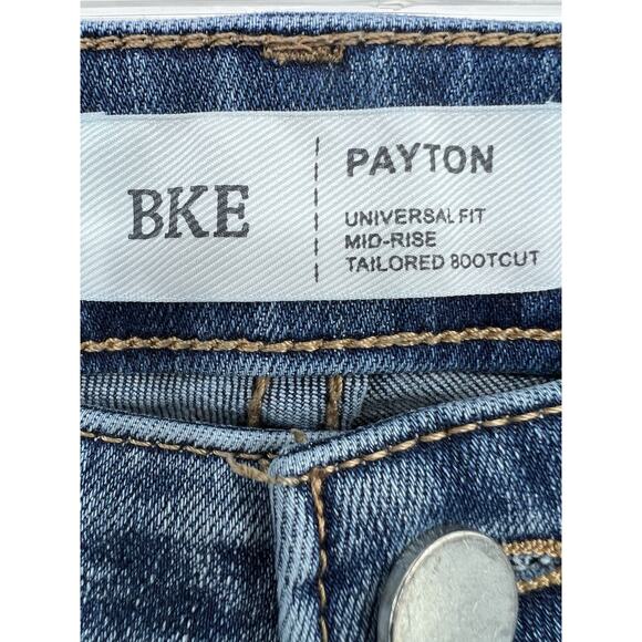 BKE Payton Jeans Womens 27x35.5 Blue Universal Fit Mid Rise Bootcut Stretch - Picture 4 of 10